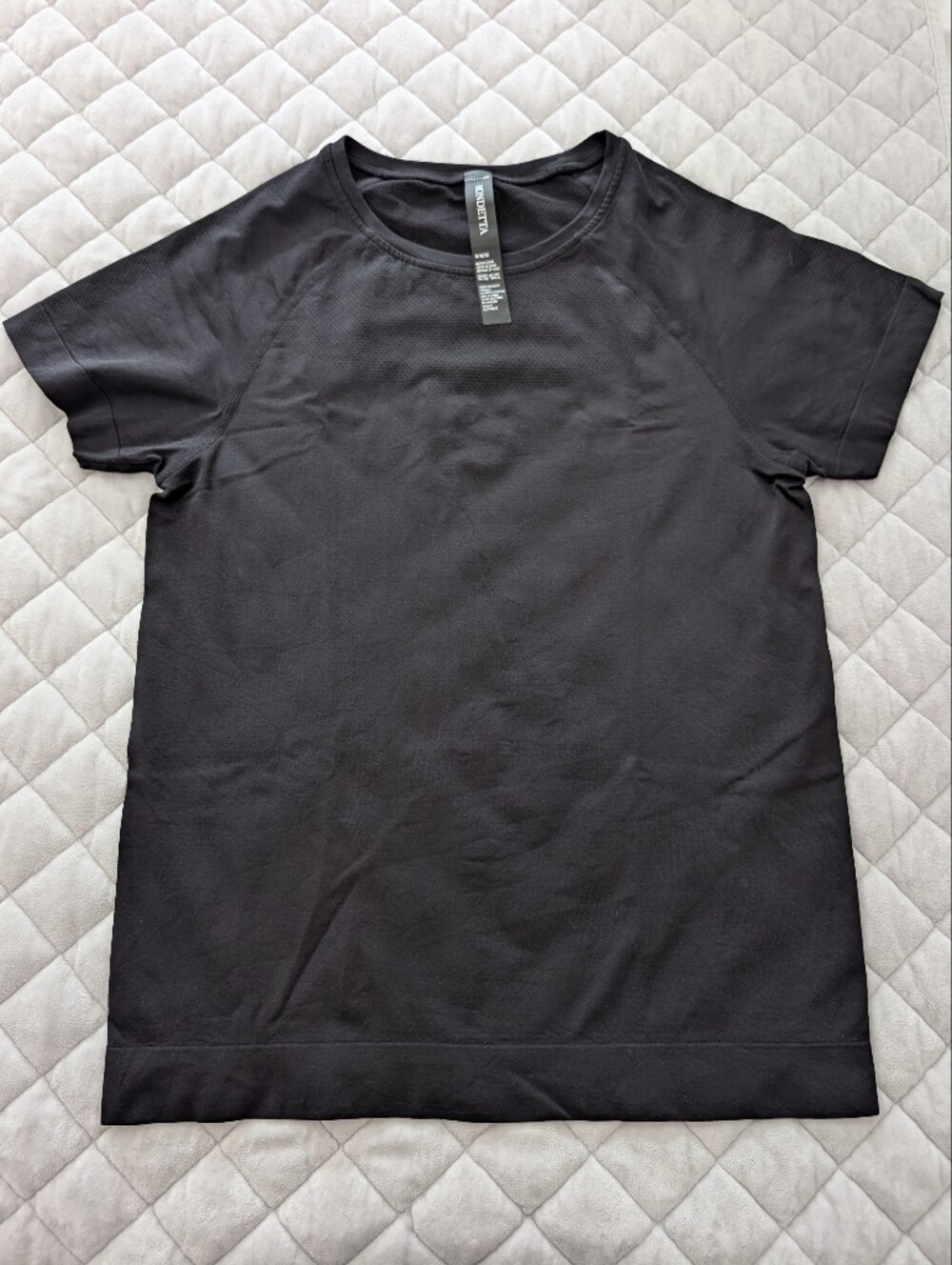 Mondetta Active T-Shirt, Black, Size Medium